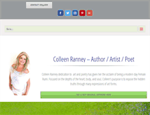 Tablet Screenshot of colleenranney.com